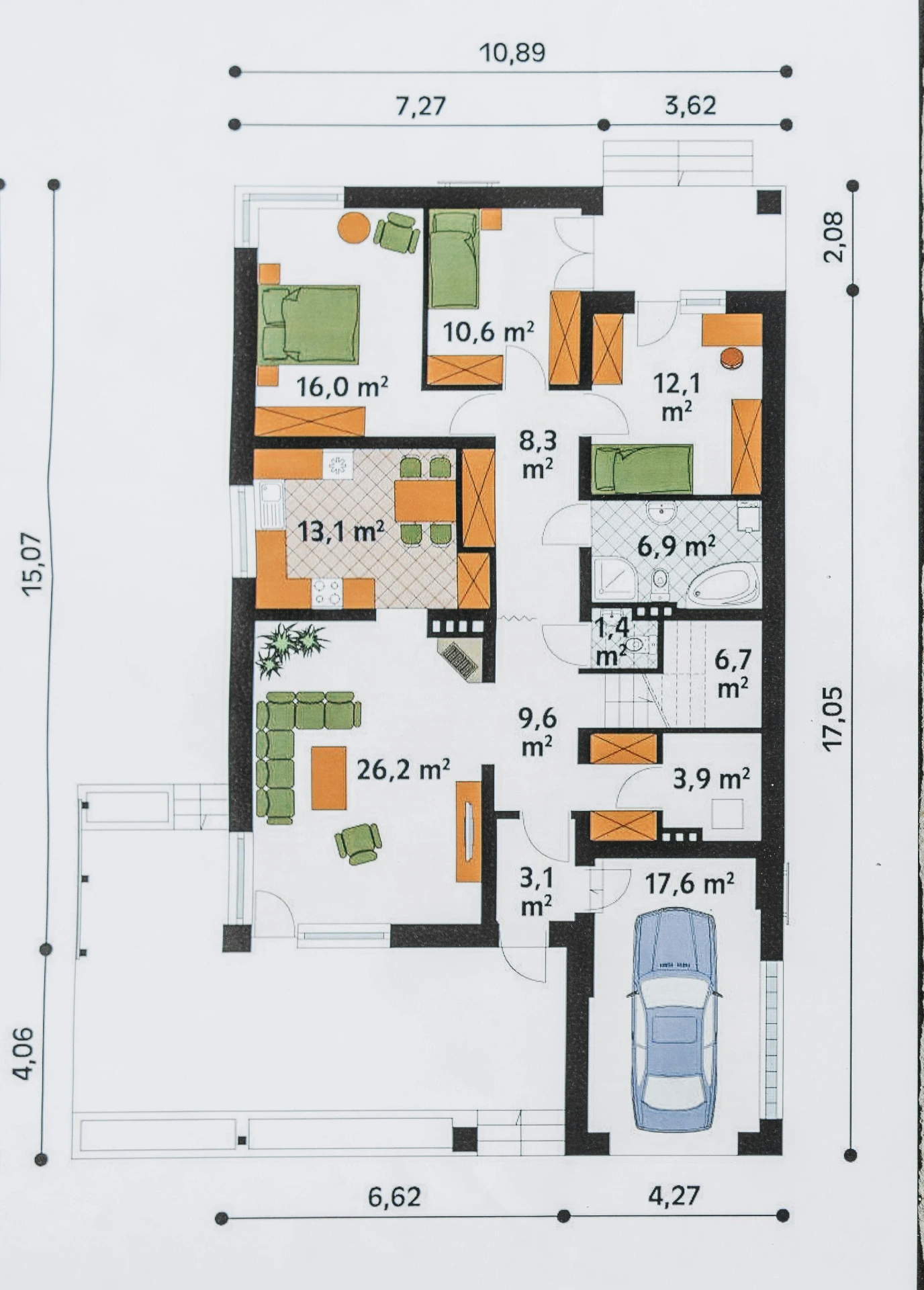 000_Tirage de Plans avec Aplat - A2, A1 ou A0 (A2 (59,4x42cm), Noir & Blanc, Roulé)